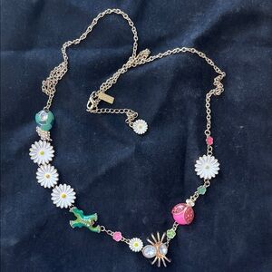 Floral Kate Spade Charm Necklace